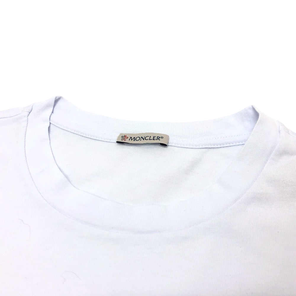 Moncler – Short Sleeve T-Shirt – Logo White –Men’s– XXXL 100% Authentic ✨Pre-Owned Near-Unused Condition ~24.5% off MSRP
