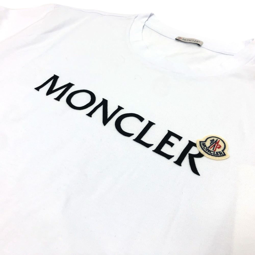 Moncler – Short Sleeve T-Shirt – Logo White –Men’s– XXXL 100% Authentic ✨Pre-Owned Near-Unused Condition ~24.5% off MSRP