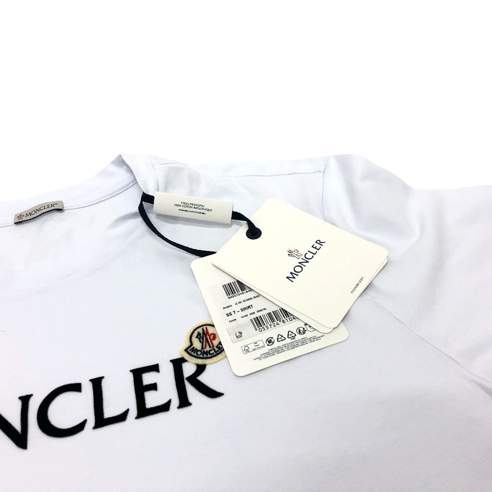 Moncler – Short Sleeve T-Shirt – Logo White –Men’s– XXXL 100% Authentic ✨Pre-Owned Near-Unused Condition ~24.5% off MSRP