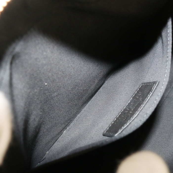 SAINT LAURENT – Diagonal Shoulder Bag – Croco-Embossed Black Leather – Italy – 100% Authentic Previously Owned Very Good Condition ~39% Off MSRP