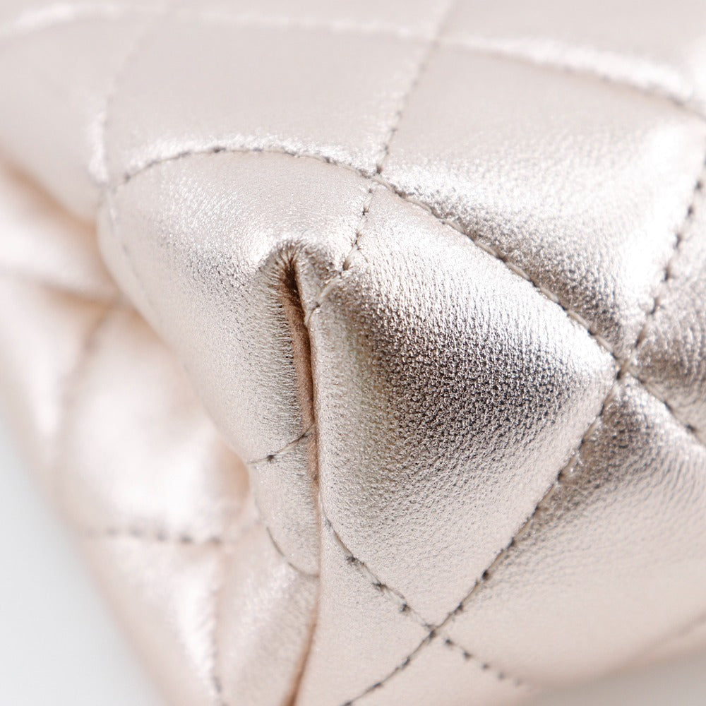 CHANEL Matelassé Lambskin – Metallic Pink – 100% Authentic ✨Pre-Owned Excellent Condition     ~ 33% off MSRP