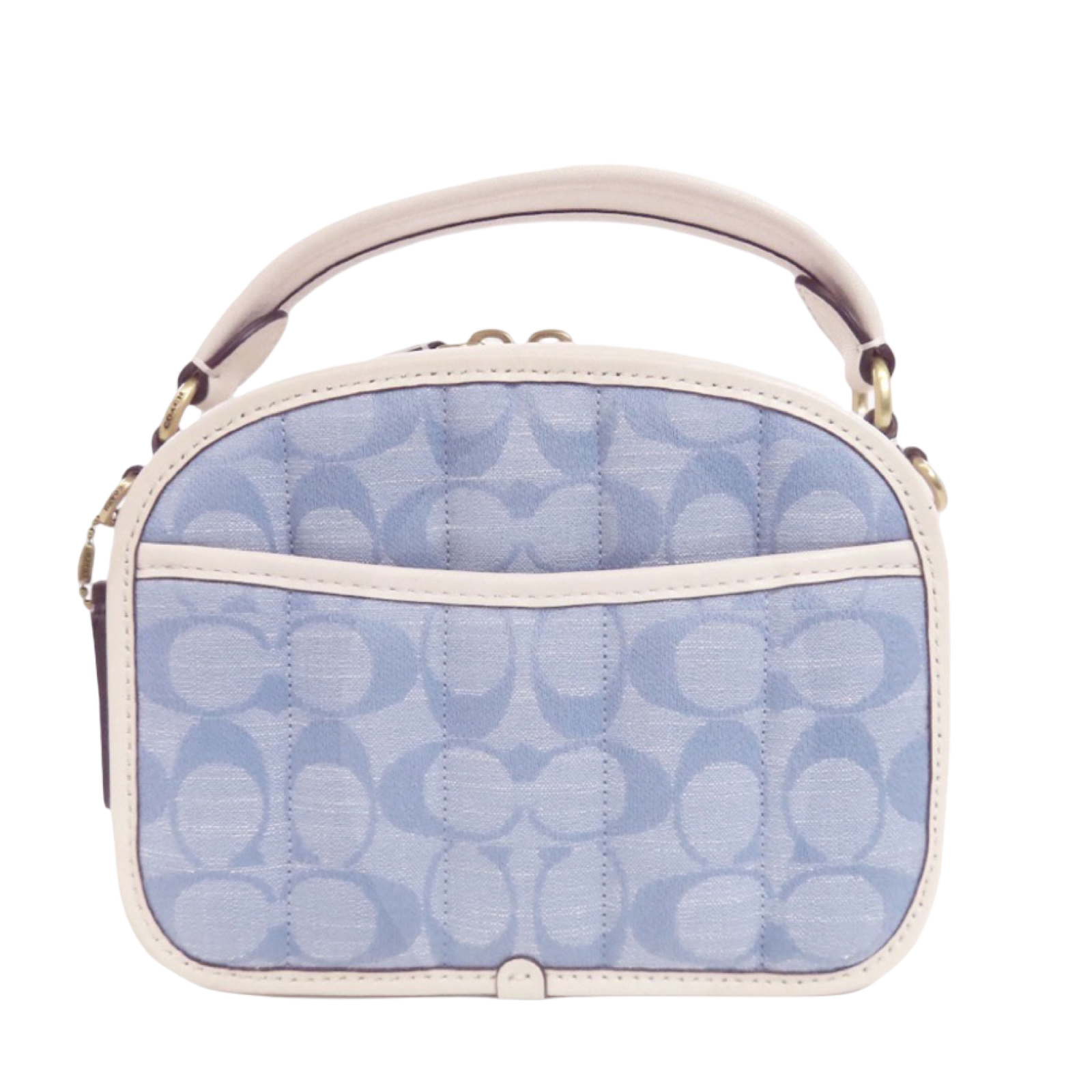 COACH Signature Denim & Leather 2-Way Handbag – Authentic Previously Owned