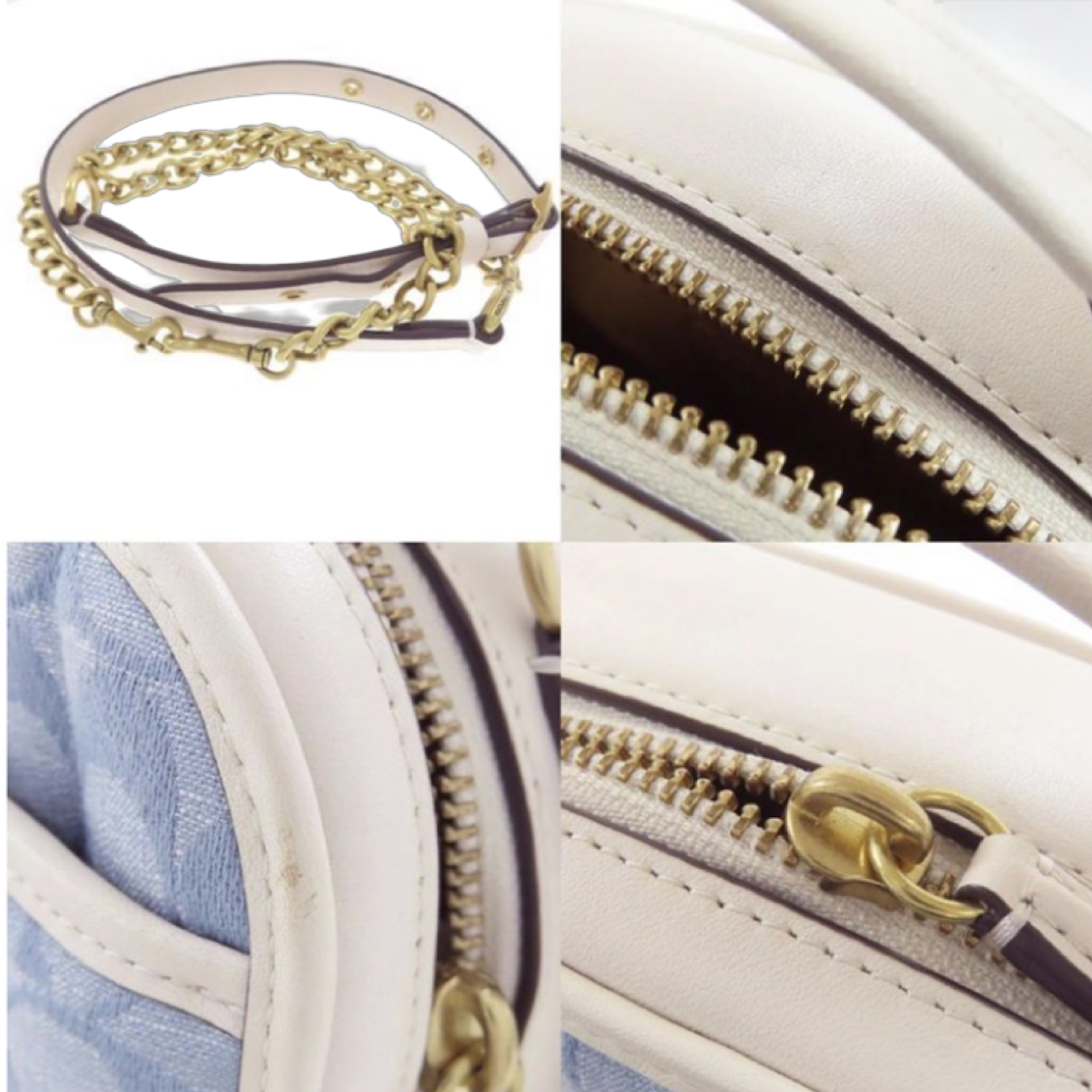 COACH Signature Denim & Leather 2-Way Handbag – Authentic Previously Owned