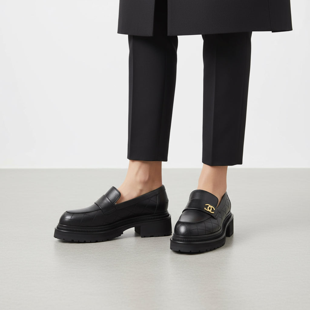 Chanel Matelassé Loafers size 39.5 by Virginie Viard 2023 100% Authentic ✨ Excellent Pre-Owned Condition ~ 23% off MSRP