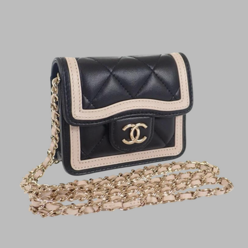 Chanel Mini Matelassé Lammleder Kettenkupplung Original Gebraucht