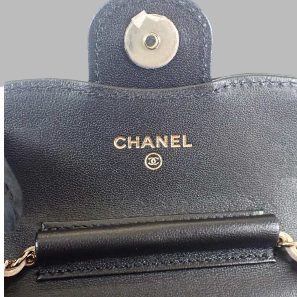 Chanel Mini Matelassé Lambskin Chain Clutch Authentic Previously Owned