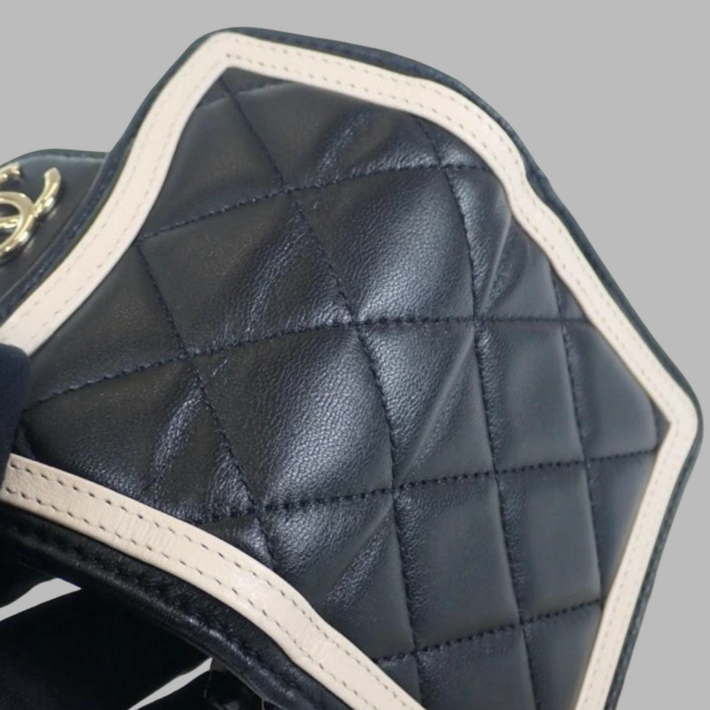 Chanel Mini Matelassé Lambskin Chain Clutch Authentic Previously Owned