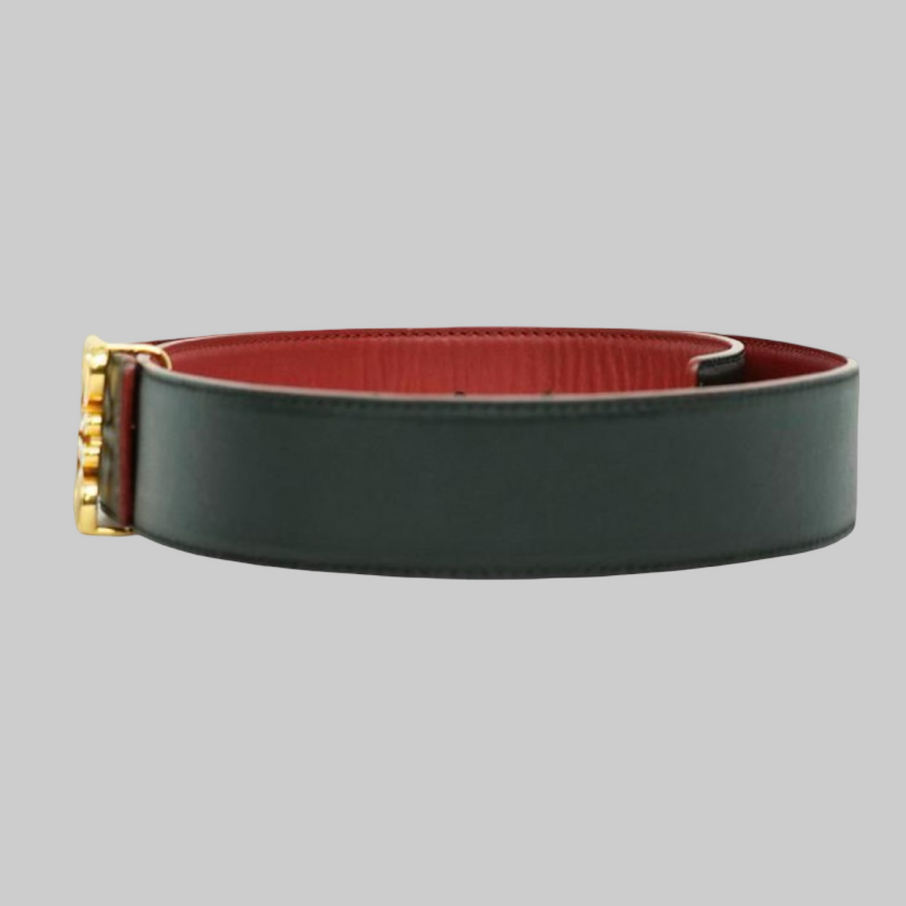 LOEWE Reversible Anagram Leather Vintage Authentic Previously Owned