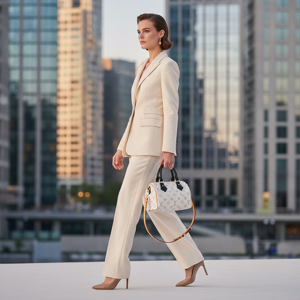 LOUIS VUITTON – Speedy Bandoulière 20 – Monogram Dune Canvas Unused / Excellent ✨Previously Owned Condition ~27%off MSRP