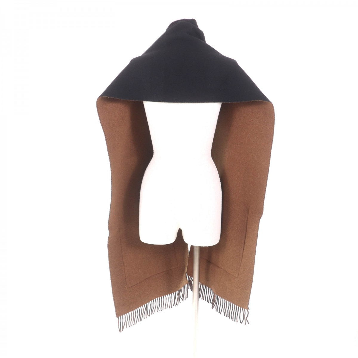 FENDI  Wool-Cashmere Scarf Black / Brown – 100% Authentic Excellent ✨Previously Owned Condition ~25% Off MSRP