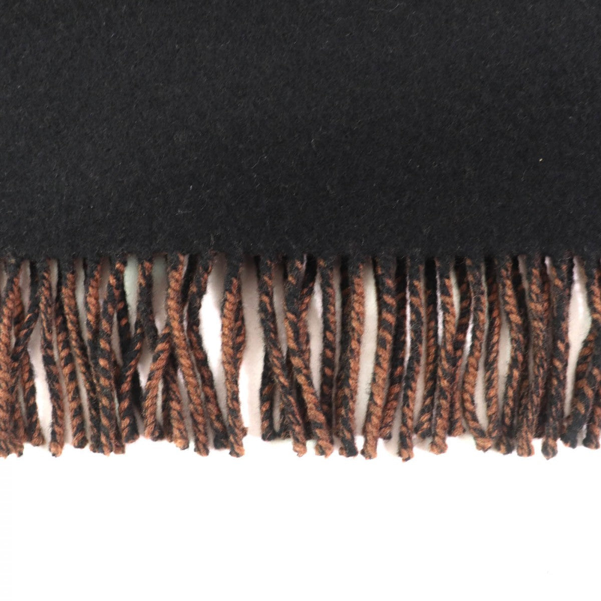 FENDI  Wool-Cashmere Scarf Black / Brown – 100% Authentic Excellent ✨Previously Owned Condition ~25% Off MSRP