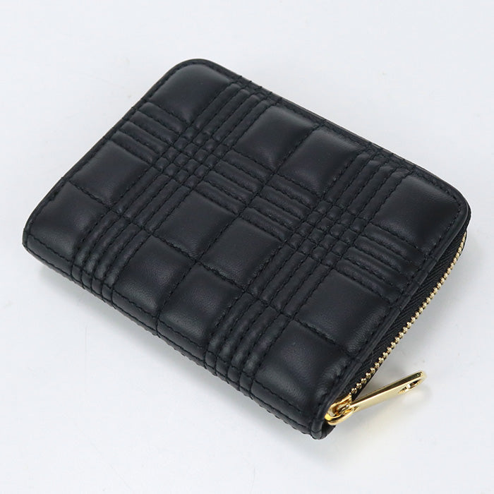 BURBERRY – Quilted Roller Zip Coin Case Wallet  100% Authentic ✨Previously owned Excellent Condition~34% Off MSRP