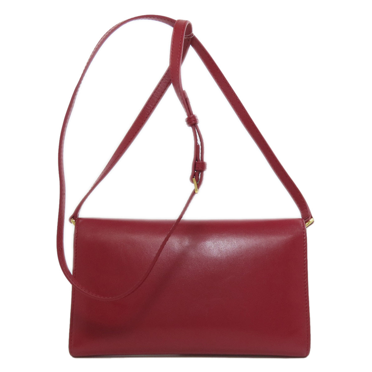 BURBERRY – Long Shoulder Wallet – Red Leather – 100% Authentic ✨Previously Owned Very Good Condition ~32% Off MSRP