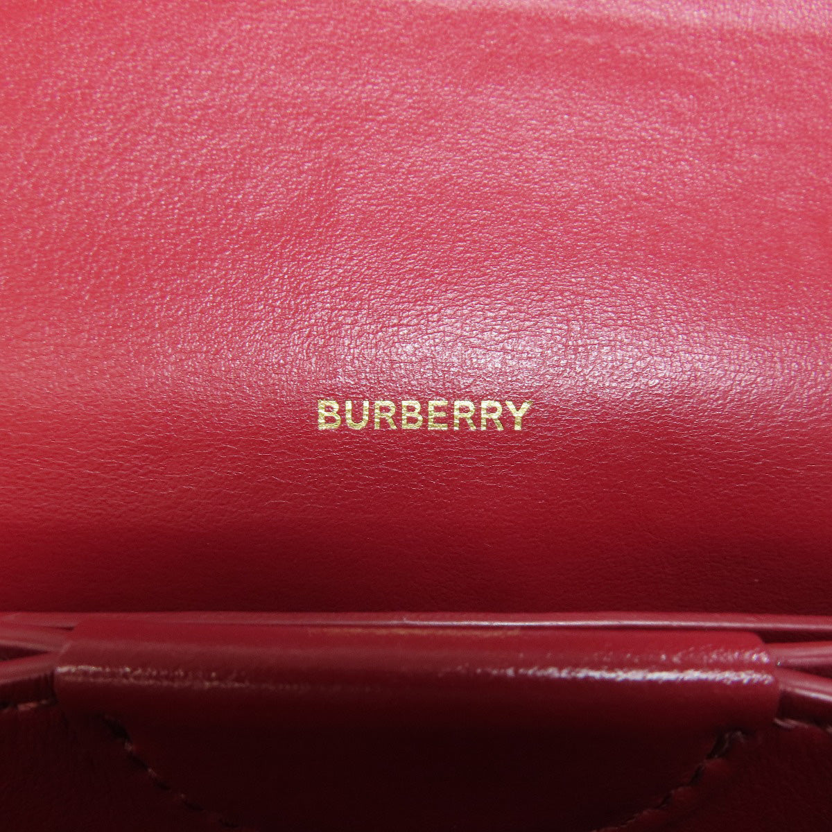 BURBERRY – Long Shoulder Wallet – Red Leather – 100% Authentic ✨Previously Owned Very Good Condition ~32% Off MSRP