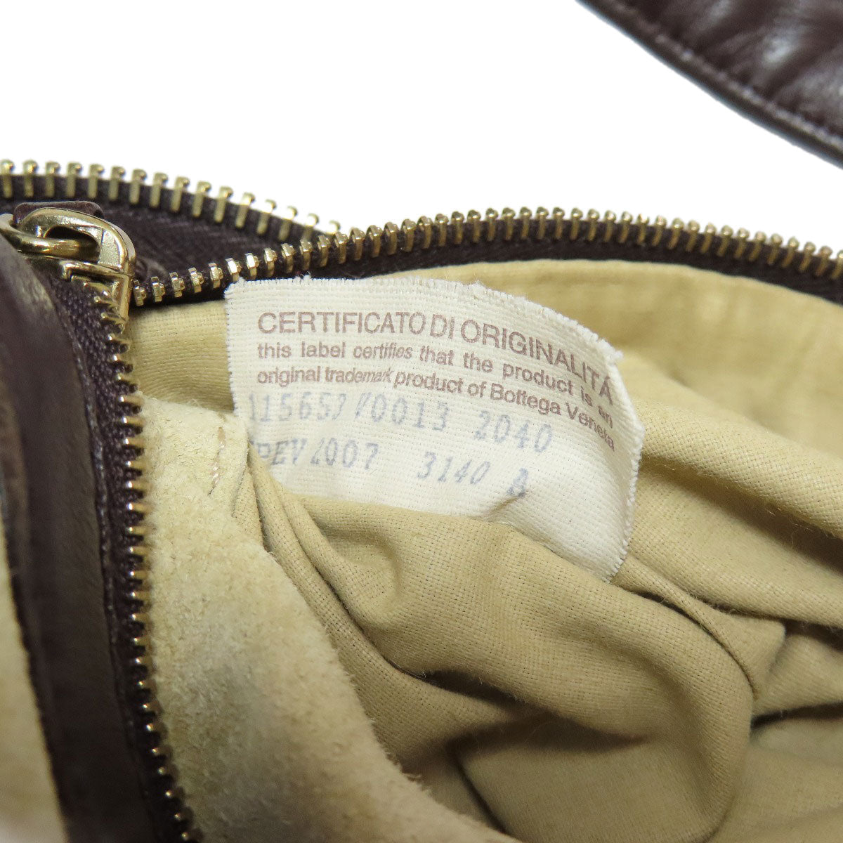 BOTTEGA VENETA – Intrecciato “One Belt” Shoulder Bag – Brown Calfskin – 100% Authentic ✨Previously Owned Very Good Condition ~34% Off MSRP