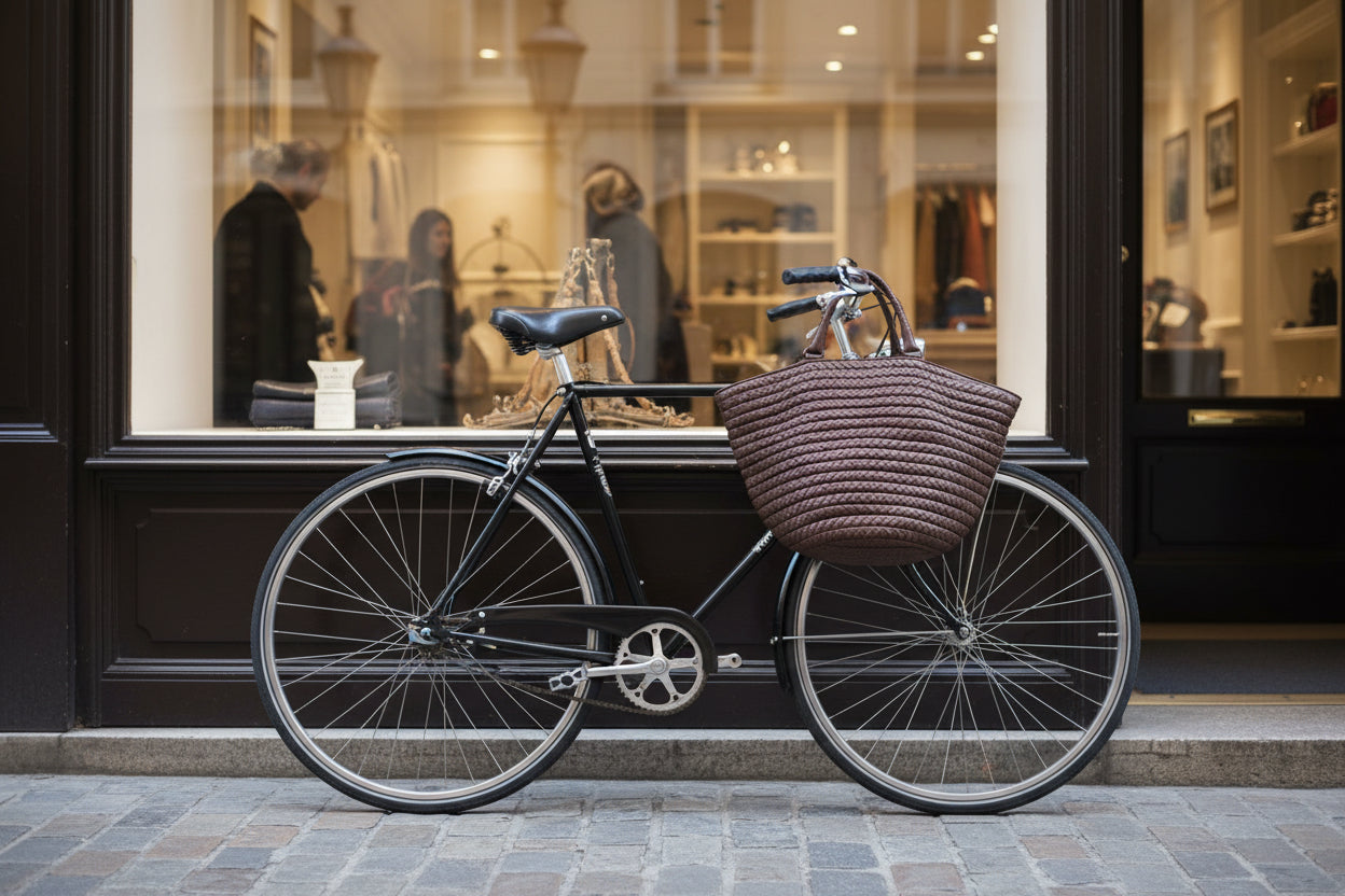 Bottega Veneta Intrecciato Pleated Basket Tote Fondant Brown Calfskin – Very Good Condition | L’LUXE Vintage