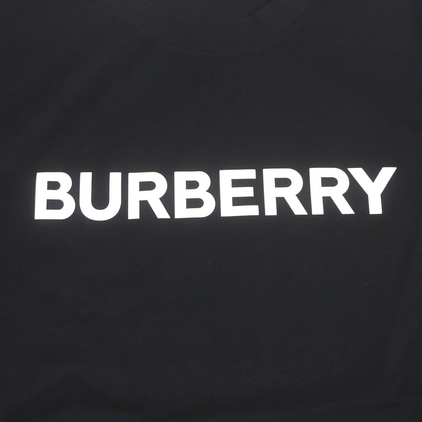 BURBERRY – Short Sleeve T-Shirt – Cotton Black size Medium-New
