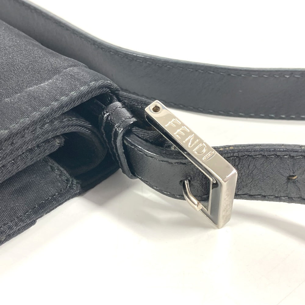 FENDI – FF Logo Nylon Shoulder Bag – Black – Unisex – 100% Authentic Excellent ✨Previously Owned Condition ~27% Off MSRP