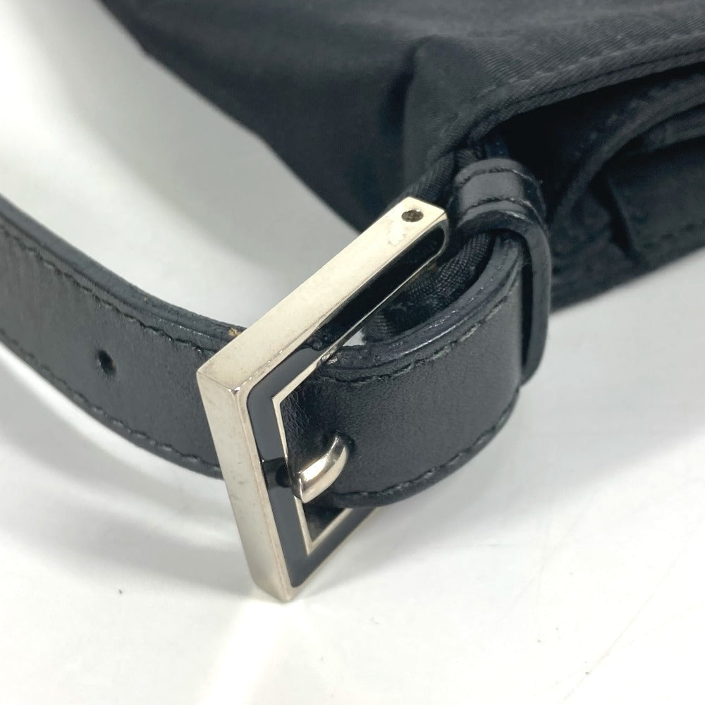 FENDI – FF Logo Nylon Shoulder Bag – Black – Unisex – 100% Authentic Excellent ✨Previously Owned Condition ~27% Off MSRP