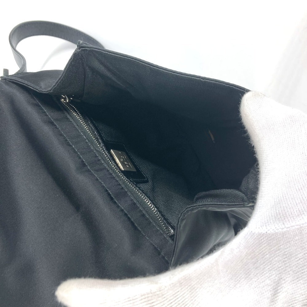 FENDI – FF Logo Nylon Shoulder Bag – Black – Unisex – 100% Authentic Excellent ✨Previously Owned Condition ~27% Off MSRP