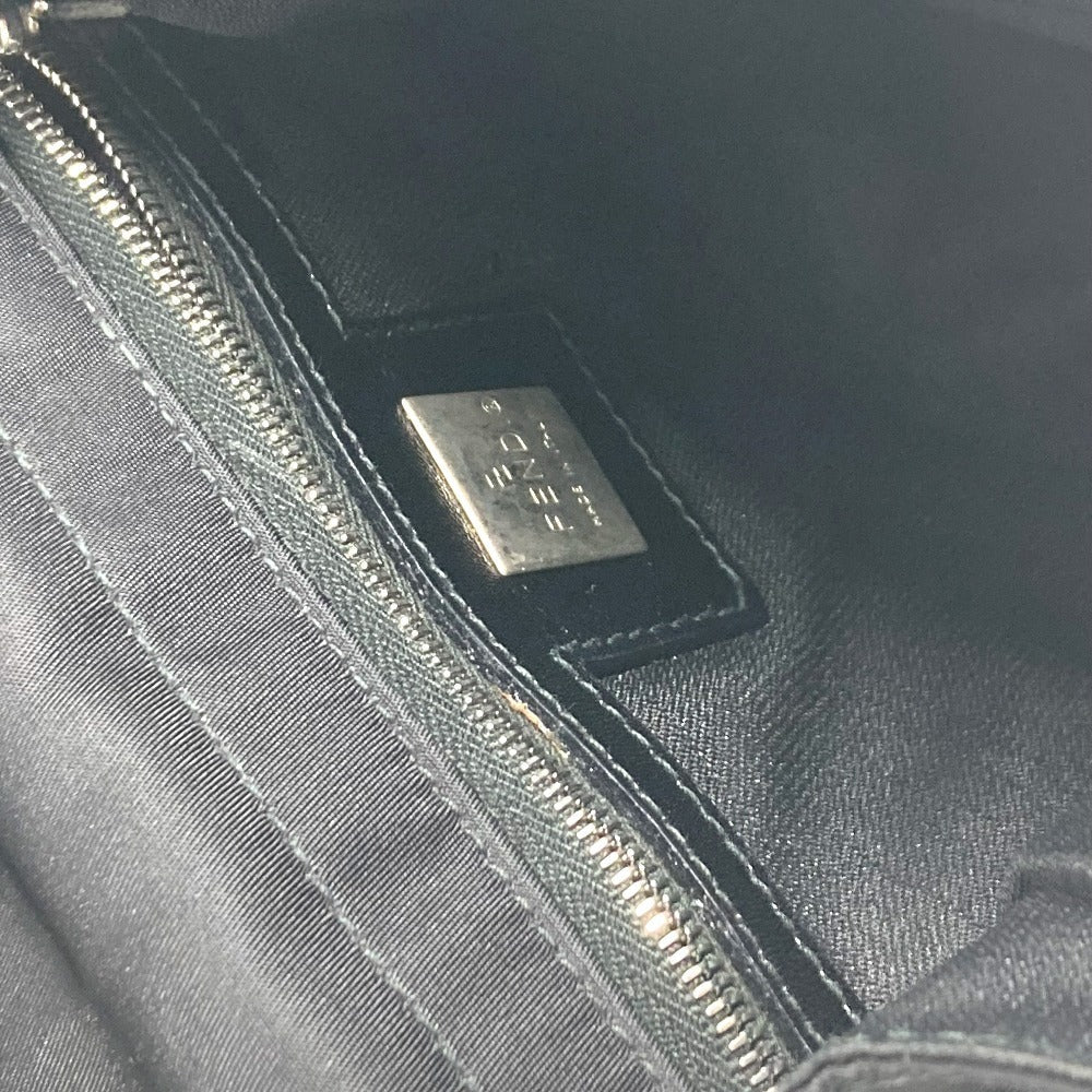 FENDI – FF Logo Nylon Shoulder Bag – Black – Unisex – 100% Authentic Excellent ✨Previously Owned Condition ~27% Off MSRP