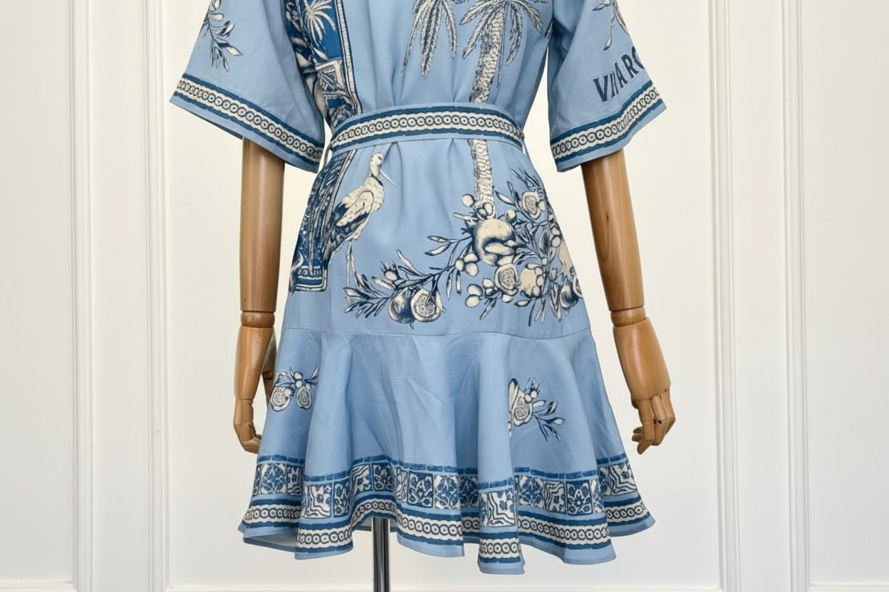 Linen Mini Dress