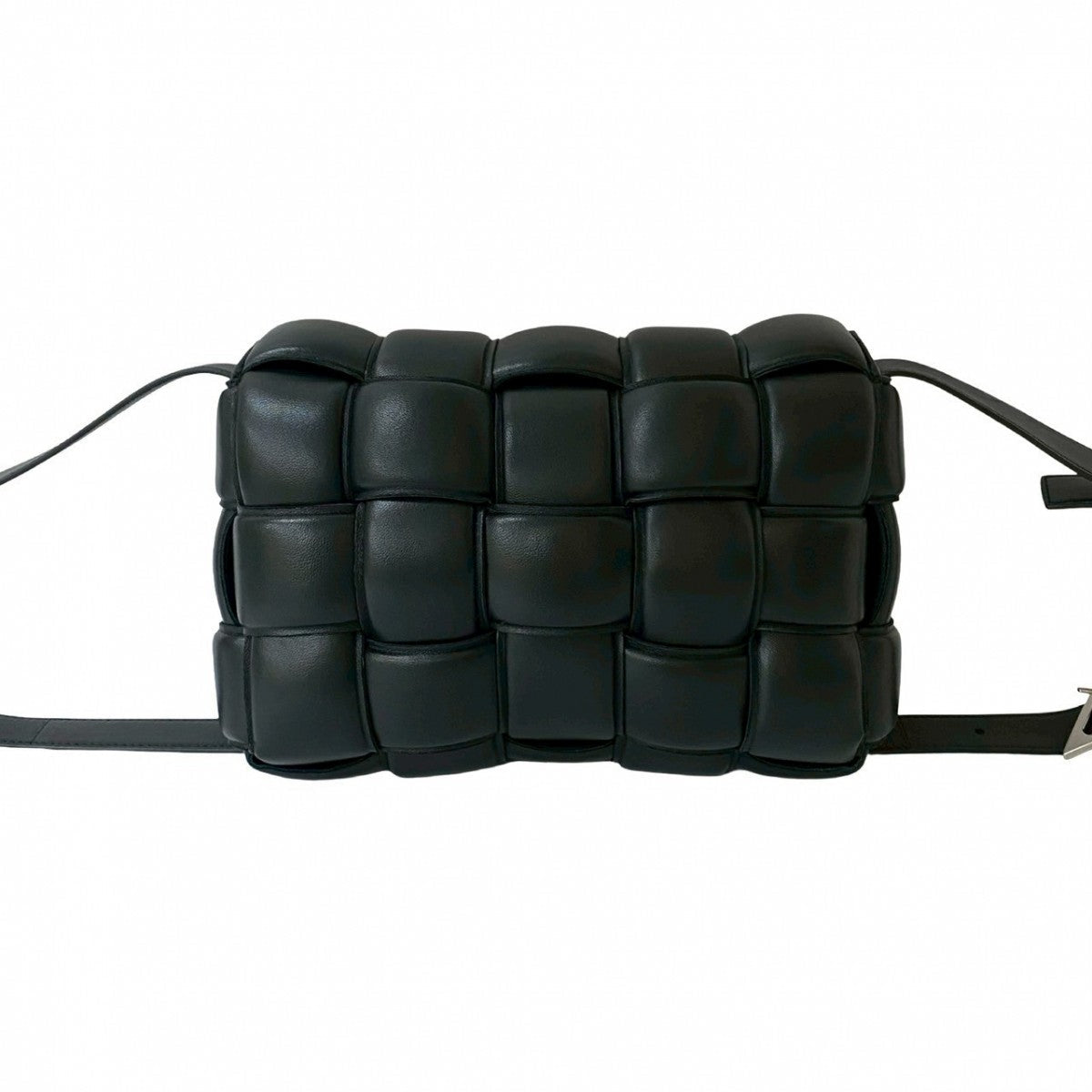 BOTTEGA VENETA – Padded Cassette Shoulder Bag – Black Leather – 100% Authentic Excellent ✨ Previously Owned Condition -26% off MSRP