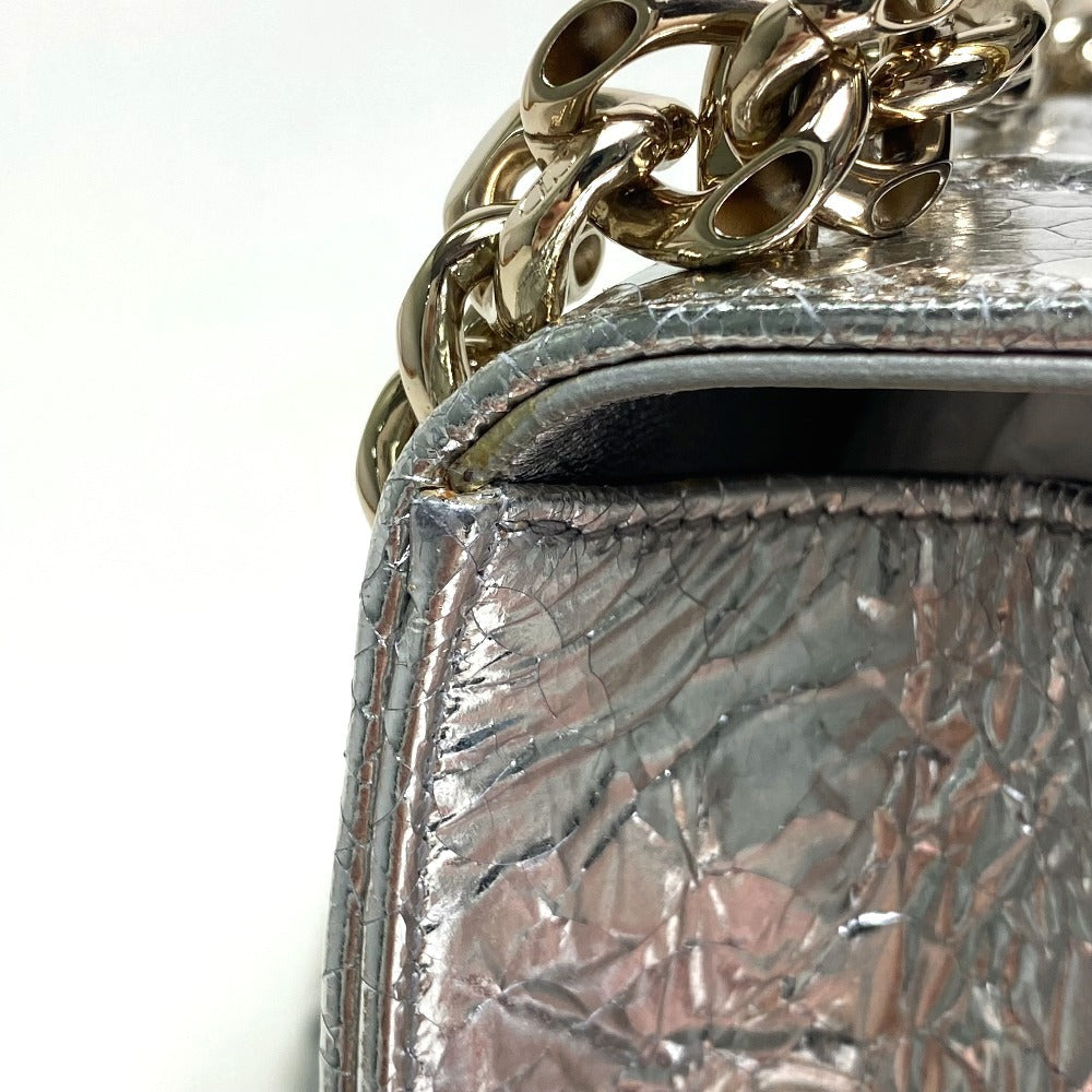 DIOR – Diorama Small Flap Shoulder Bag – Silver Leather – 100% Authentic ✨Previously Owned ~41% Off MSRP