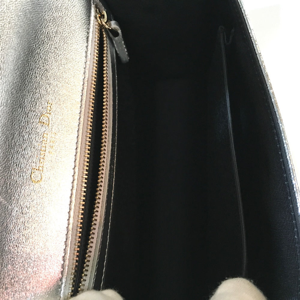 DIOR – Diorama Small Flap Shoulder Bag – Silver Leather – 100% Authentic ✨Previously Owned ~41% Off MSRP