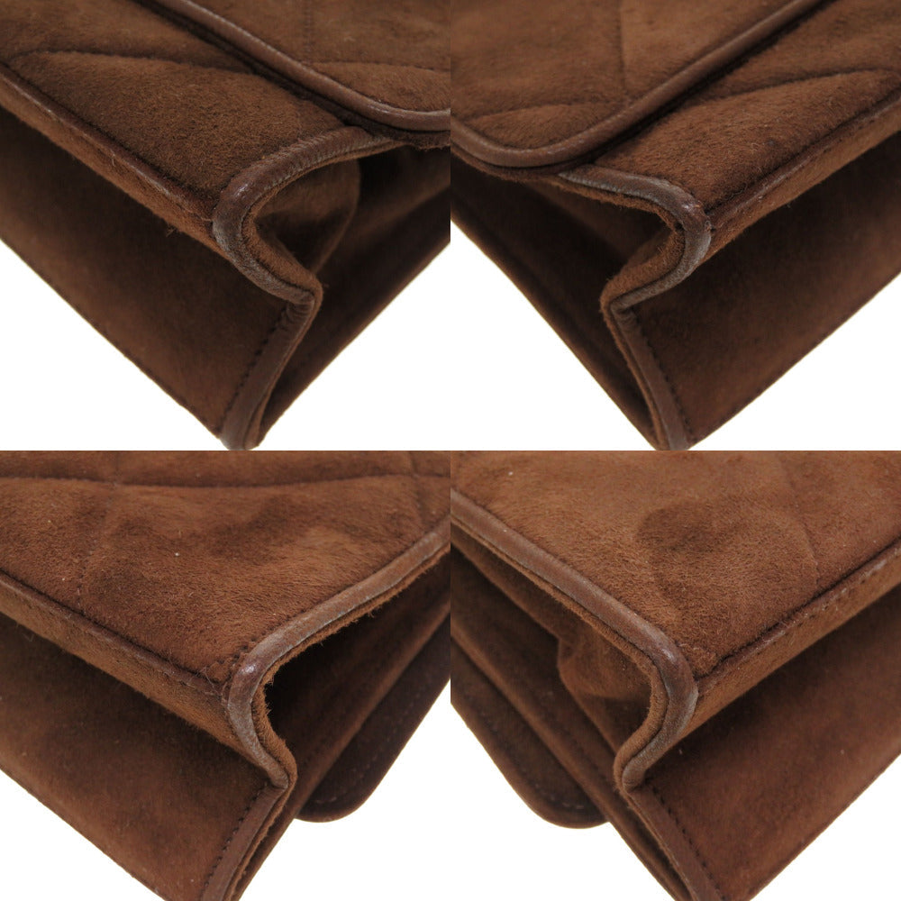 CHANEL – Matelassé Fringe COCO Mark Shoulder Bag – Brown Suede Leather – 100% Authentic ✨Previously Owned AB Rank ~39% Off MSRP