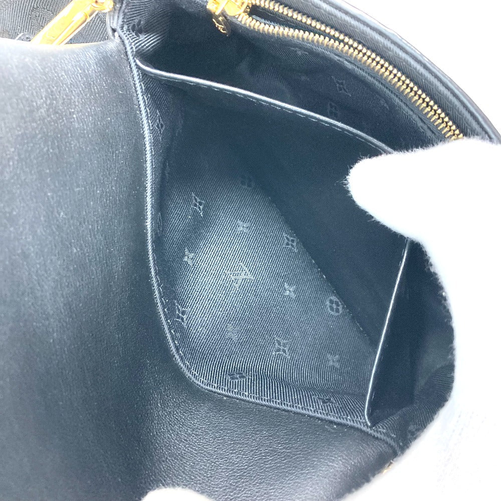 LOUIS VUITTON – Shoulder Bag – Monogram Bubblegram Wallet on Strap – Black Leather – 100% Authentic ✨Previously Owned Excellent Condition ~38% Off MSRP
