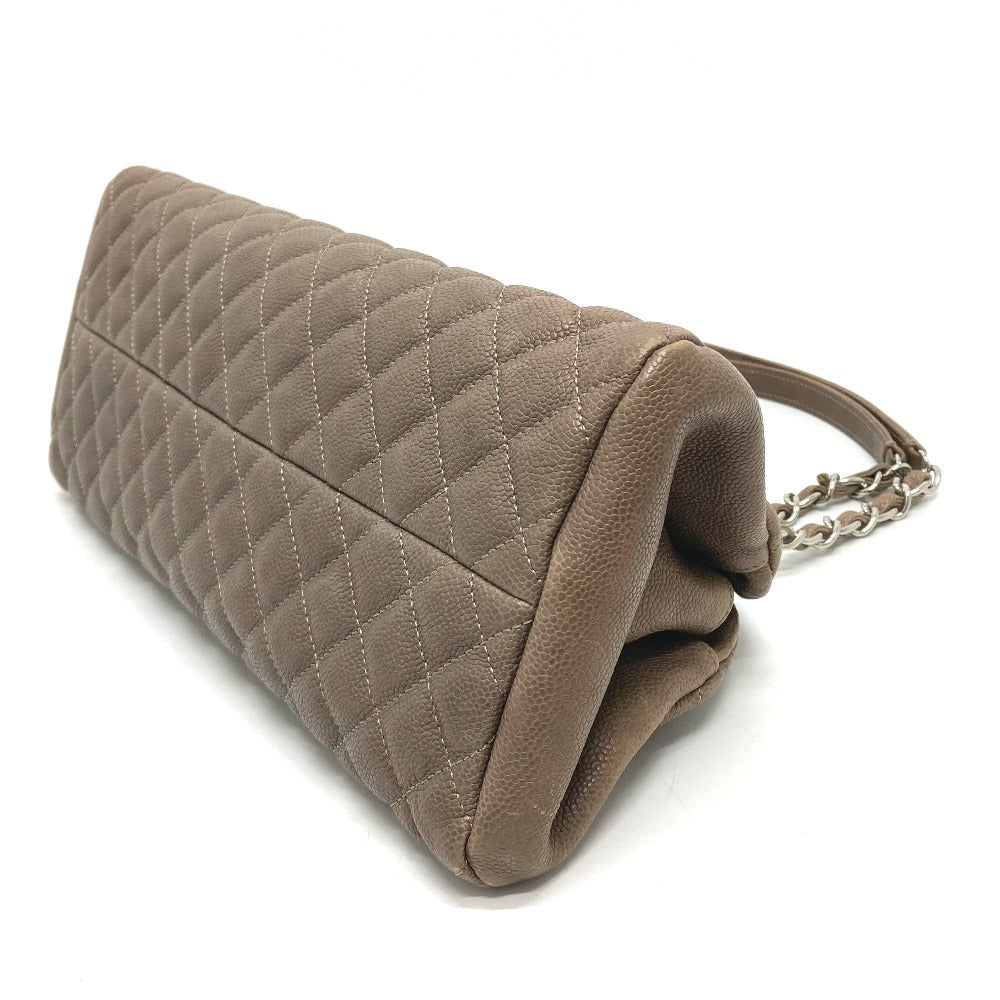 CHANEL – Mademoiselle Bowling Shoulder Bag – Brown Caviar Skin CC COCO Mark – 100% Authentic ✨Pre-Owned Very Good Condition ~26% off MSRP