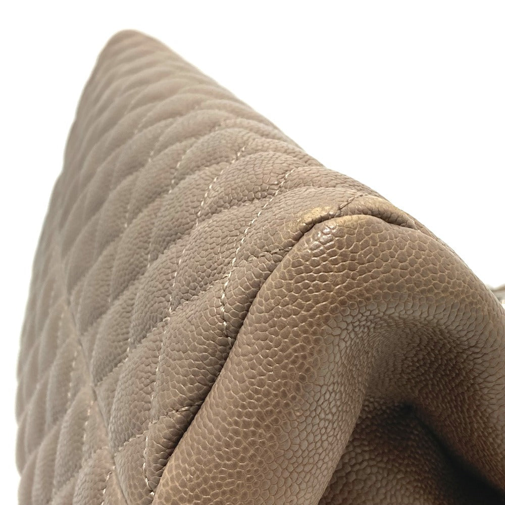 CHANEL – Mademoiselle Bowling Shoulder Bag – Brown Caviar Skin CC COCO Mark – 100% Authentic ✨Pre-Owned Very Good Condition ~26% off MSRP