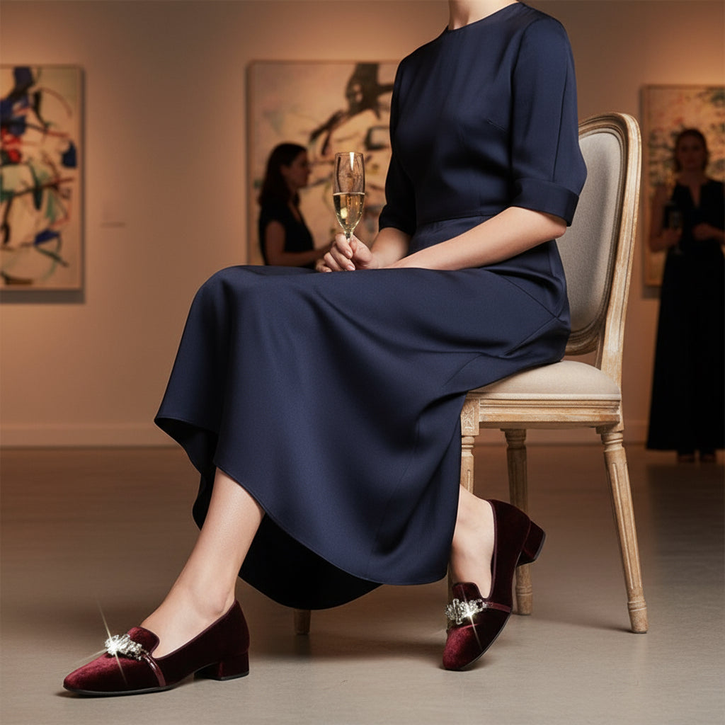 MIU MIU – Velour Sheepskin Pumps – Wine Red – 100% Authentic ✨Previously Owned Excellent Condition ~47% Off MSRP