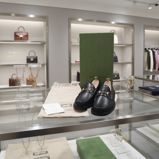 GUCCI – Leather Loafers – Black – Men’s Size 8.5 – 100% Authentic ✨Previously Owned Near Mint Condition ~45% Off MSRP