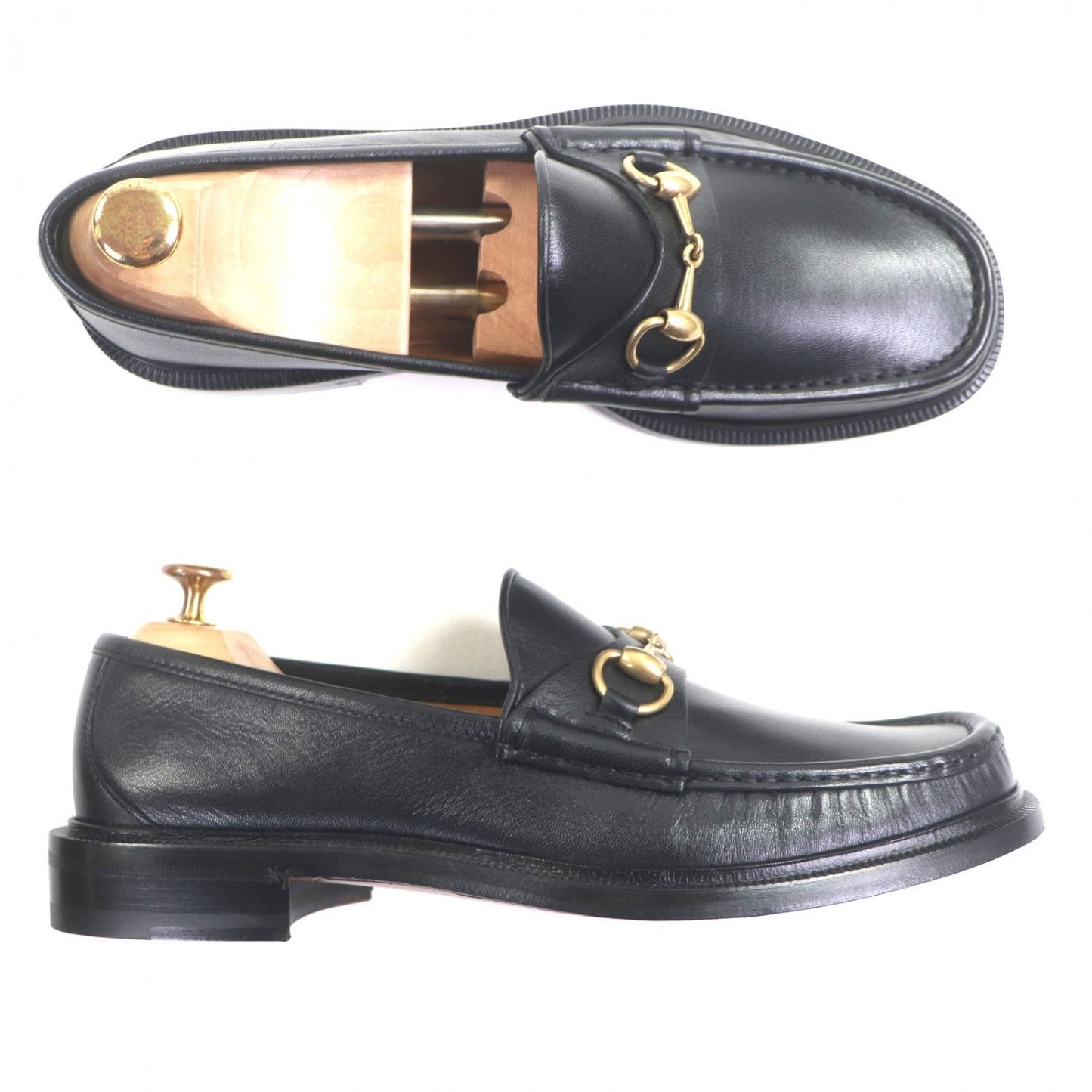 GUCCI – Leather Loafers – Black – Men’s Size 8.5 – 100% Authentic ✨Previously Owned Near Mint Condition ~45% Off MSRP