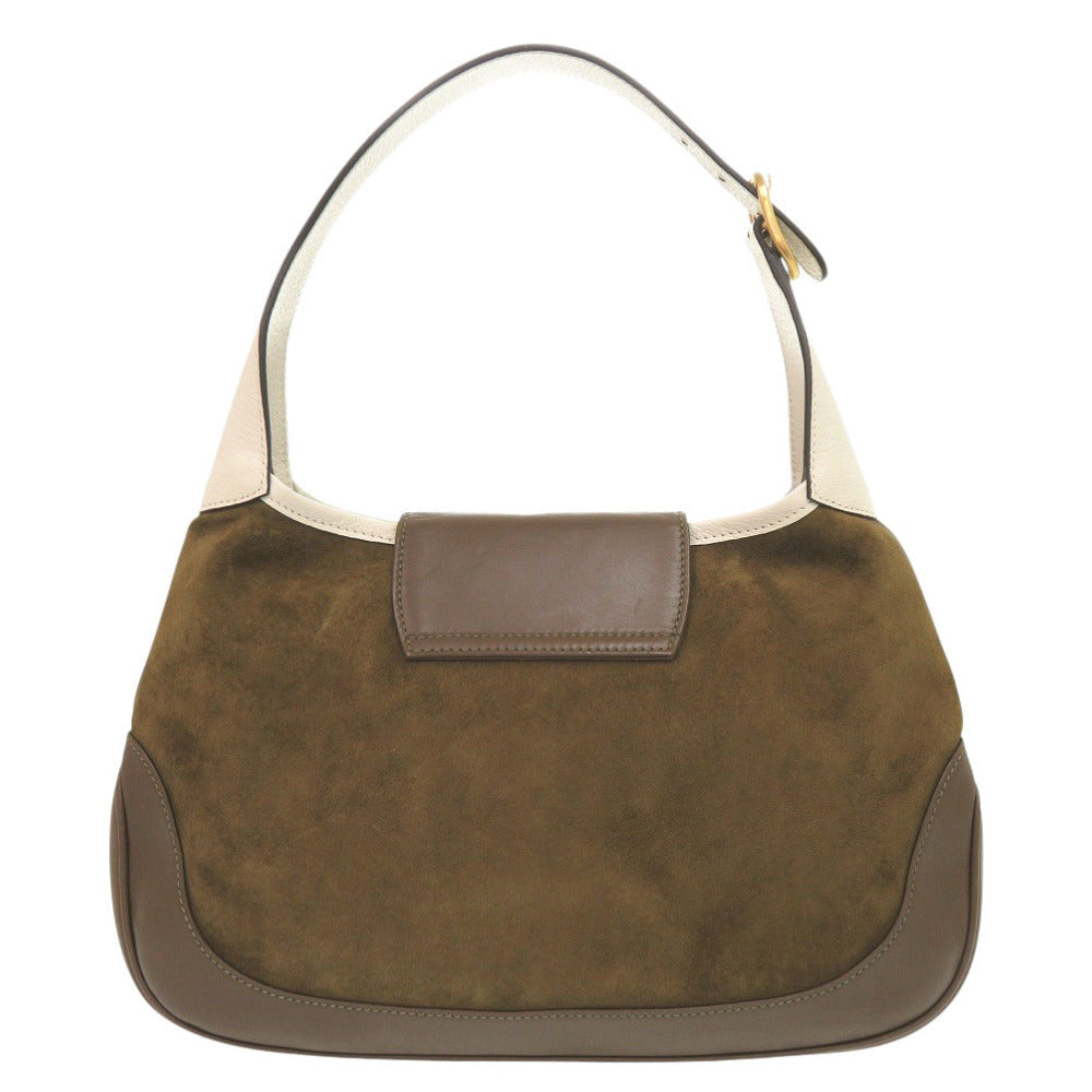GUCCI – Jackie Shoulder Bag – Vault Vintage, Brown Suede & Leather – Italy – 100% Authentic ✨Previously Owned Almost New Condition ~59.7% off MSRP.