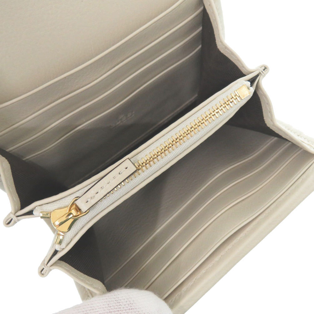 GUCCI – Blondy Chain Wallet – White Leather – Italy – 100% Authentic ✨Previously Owned Pristine Condition ~34% Off MSRP