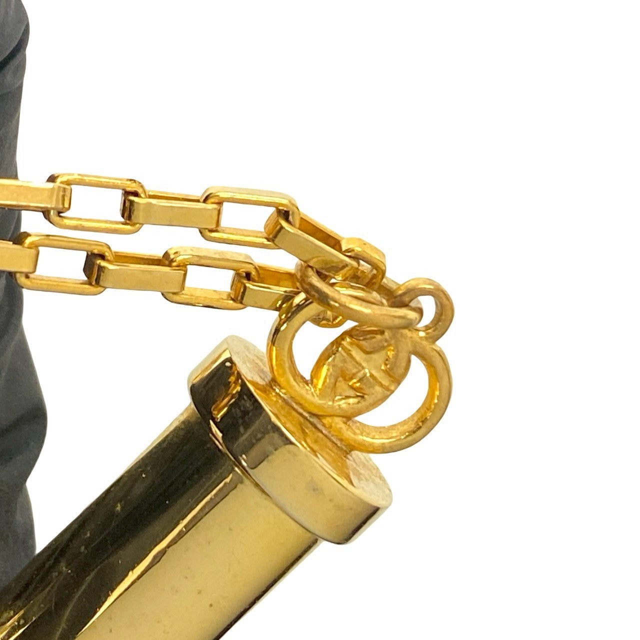 GUCCI – Gold-Plated Perfume Bottle Necklace – Sherry Line – Long 76cm Length – 100% Authentic ✨Previously Owned Excellent Condition ~