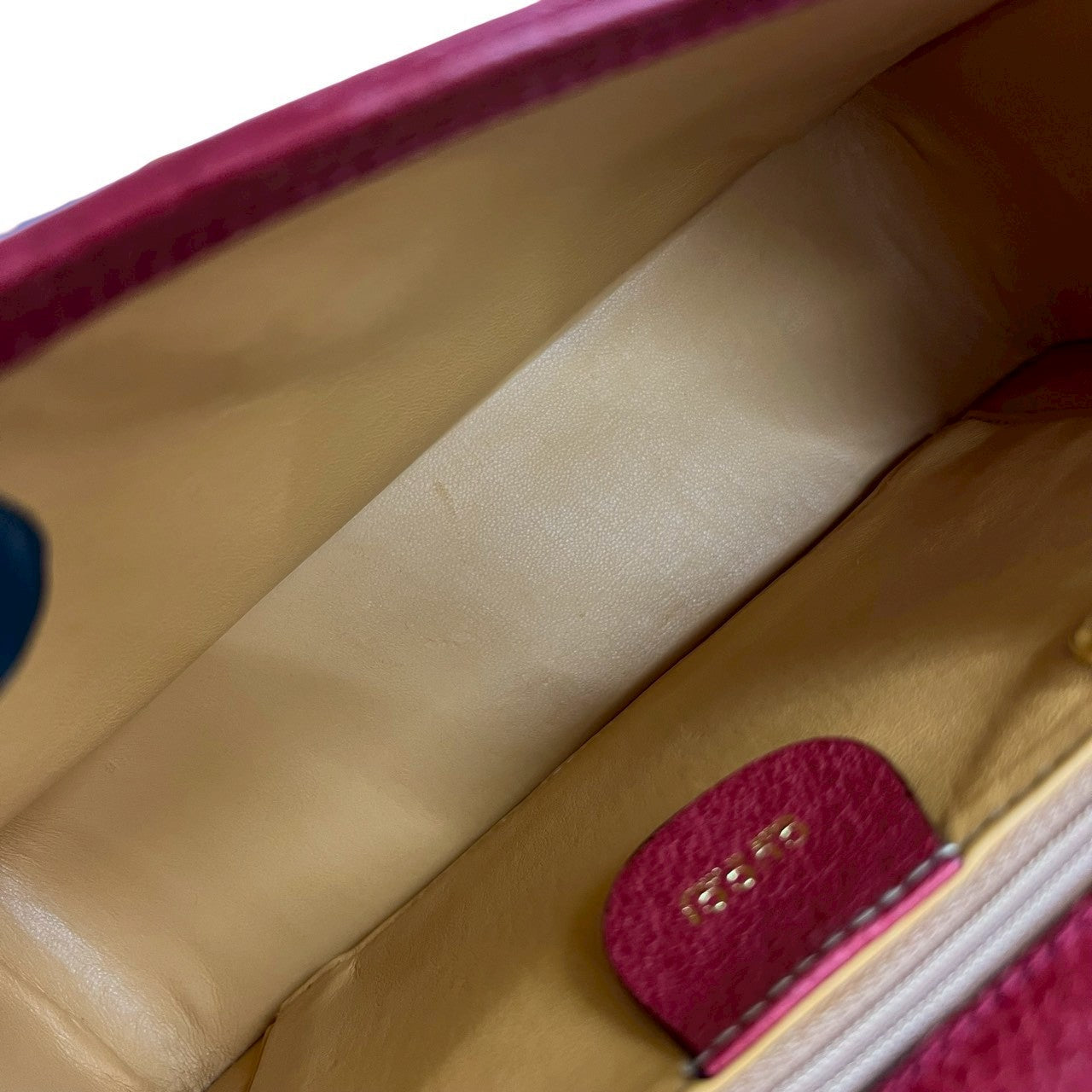 GUCCI – Red Leather Bamboo Handbag  – 100% Authentic ✨Previously Owned – Very Good Condition