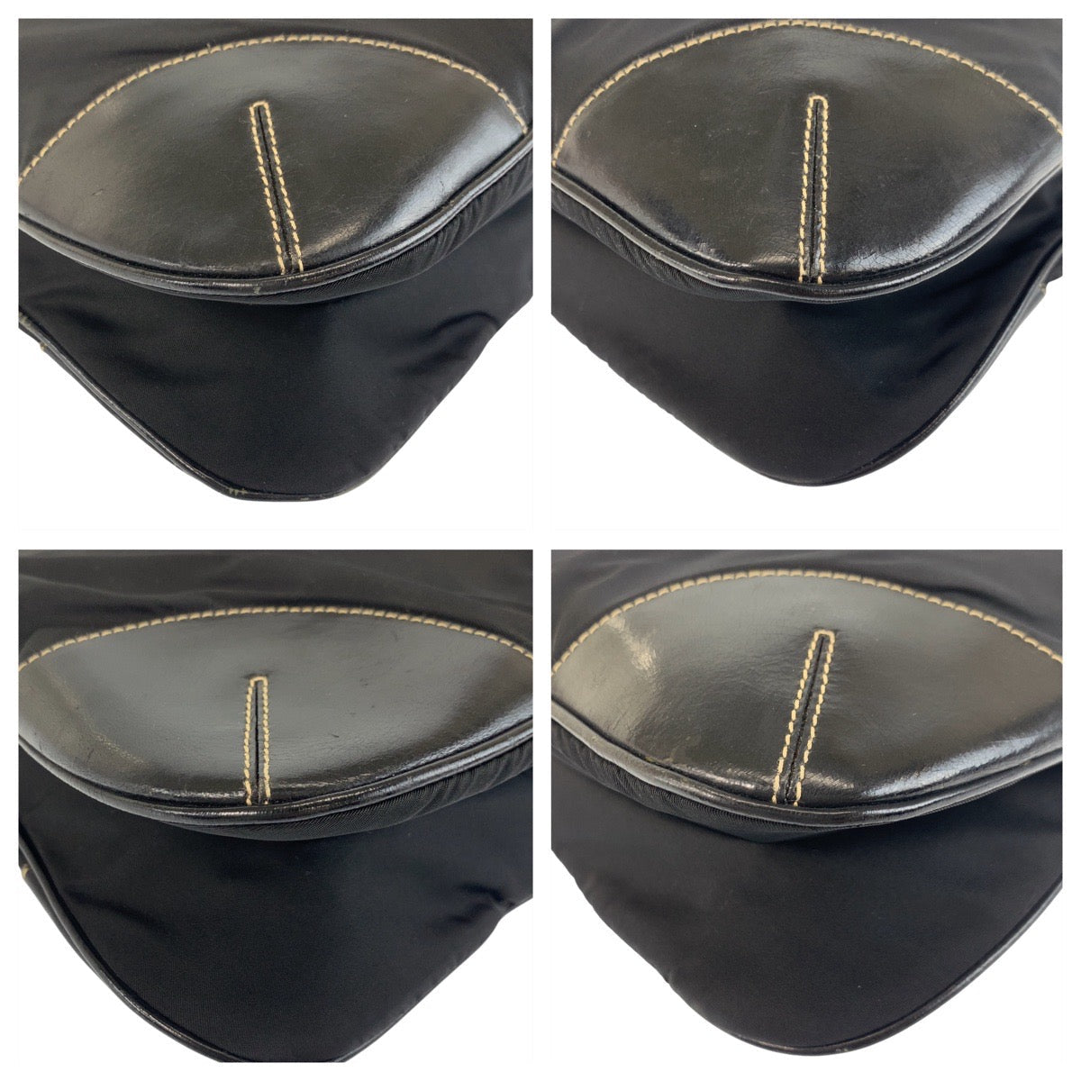 PRADA – Triangle Logo Pochette Shoulder Bag – Black Nylon Leather – Italy – 100% Authentic ✨Previously Owned Excellent Condition ~44% Off MSRP