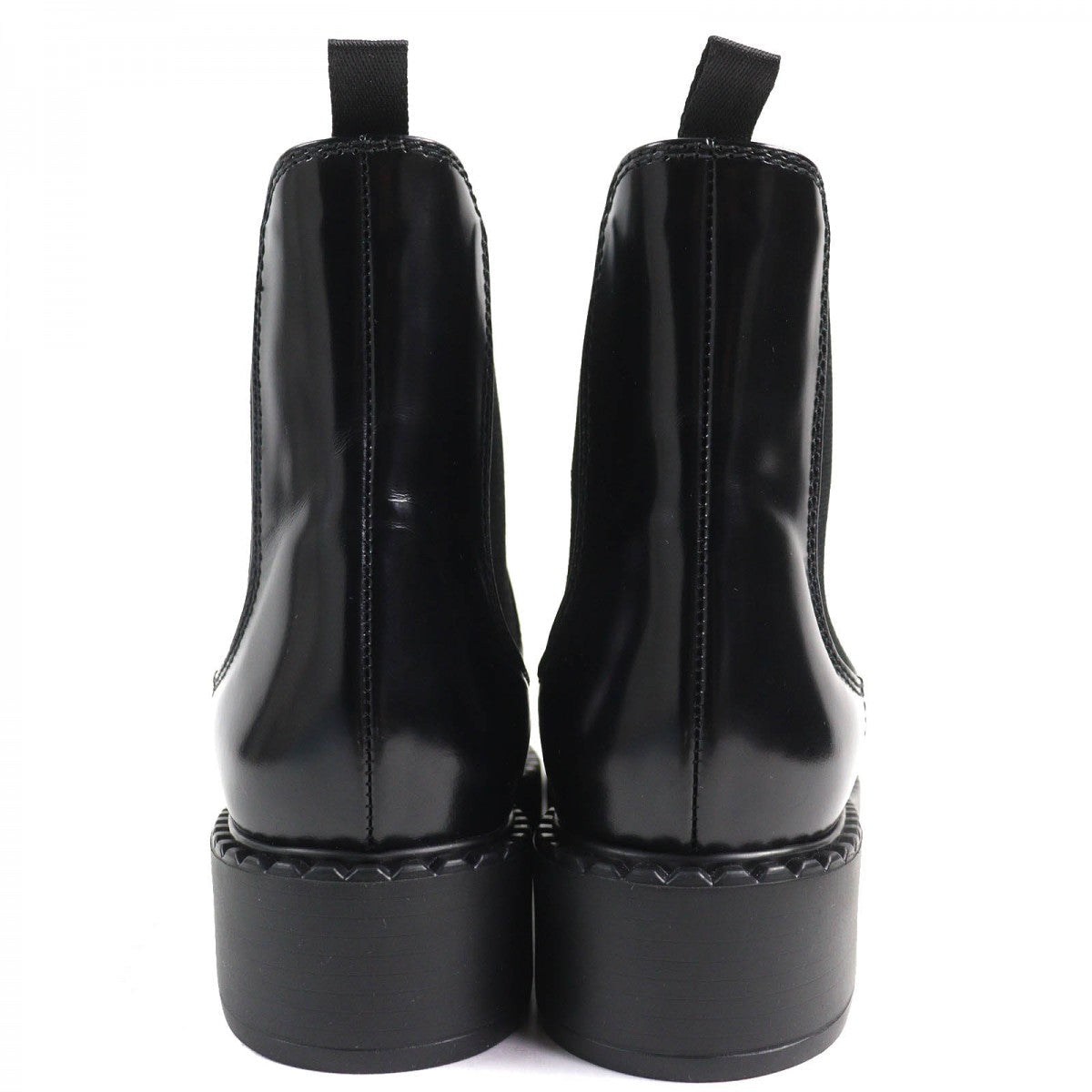 PRADA – Brushed Leather Short Boots – Black “Chocolate” – Size 37.5 – 100% Authentic ✨Previously Owned Pristine / Like-New Condition ~36% Off MSRP