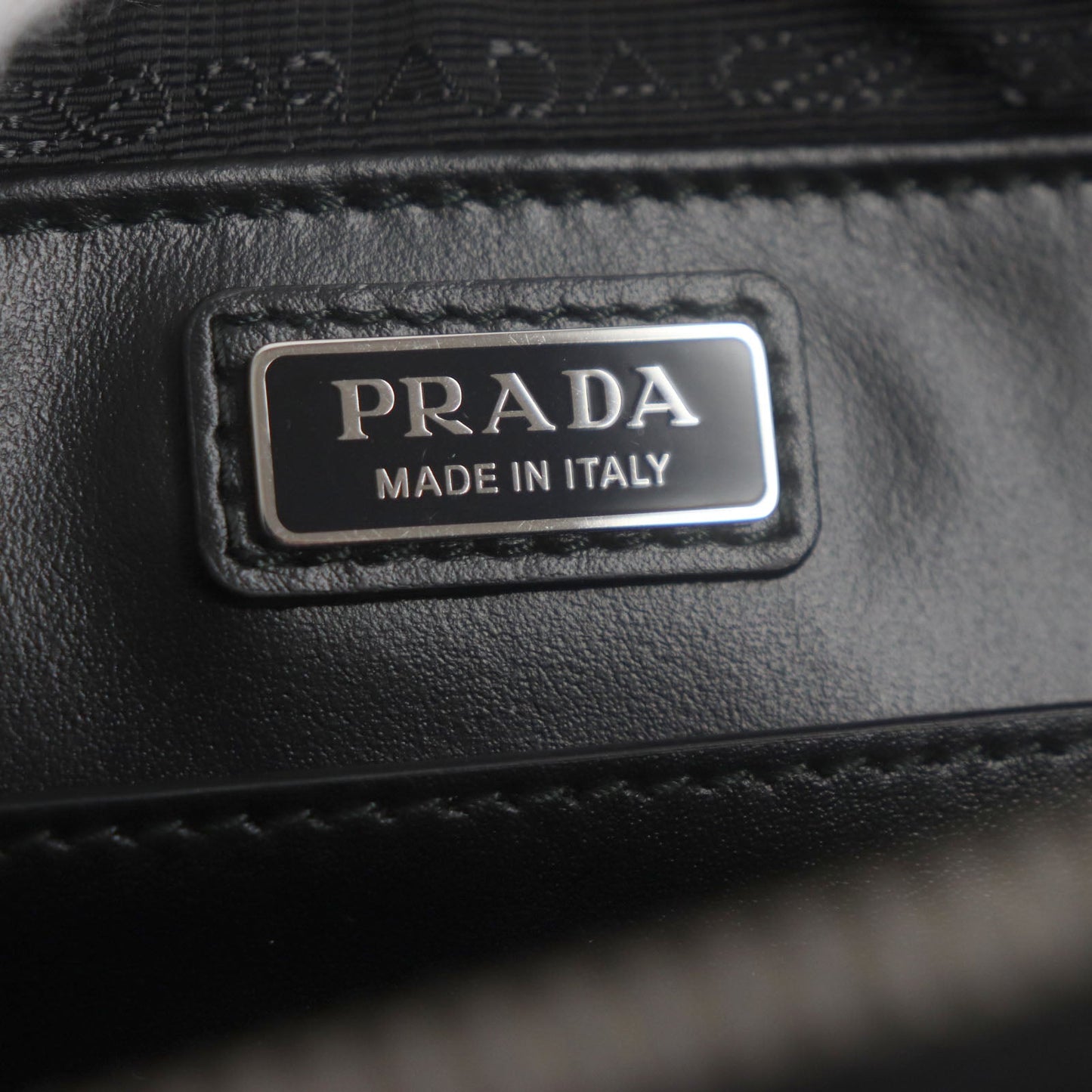 PRADA – Brick Shoulder Bag – Black Brushed Leather – Italy – 100% Authentic ✨Previously Owned Pristine Condition ~28% Off MSRP