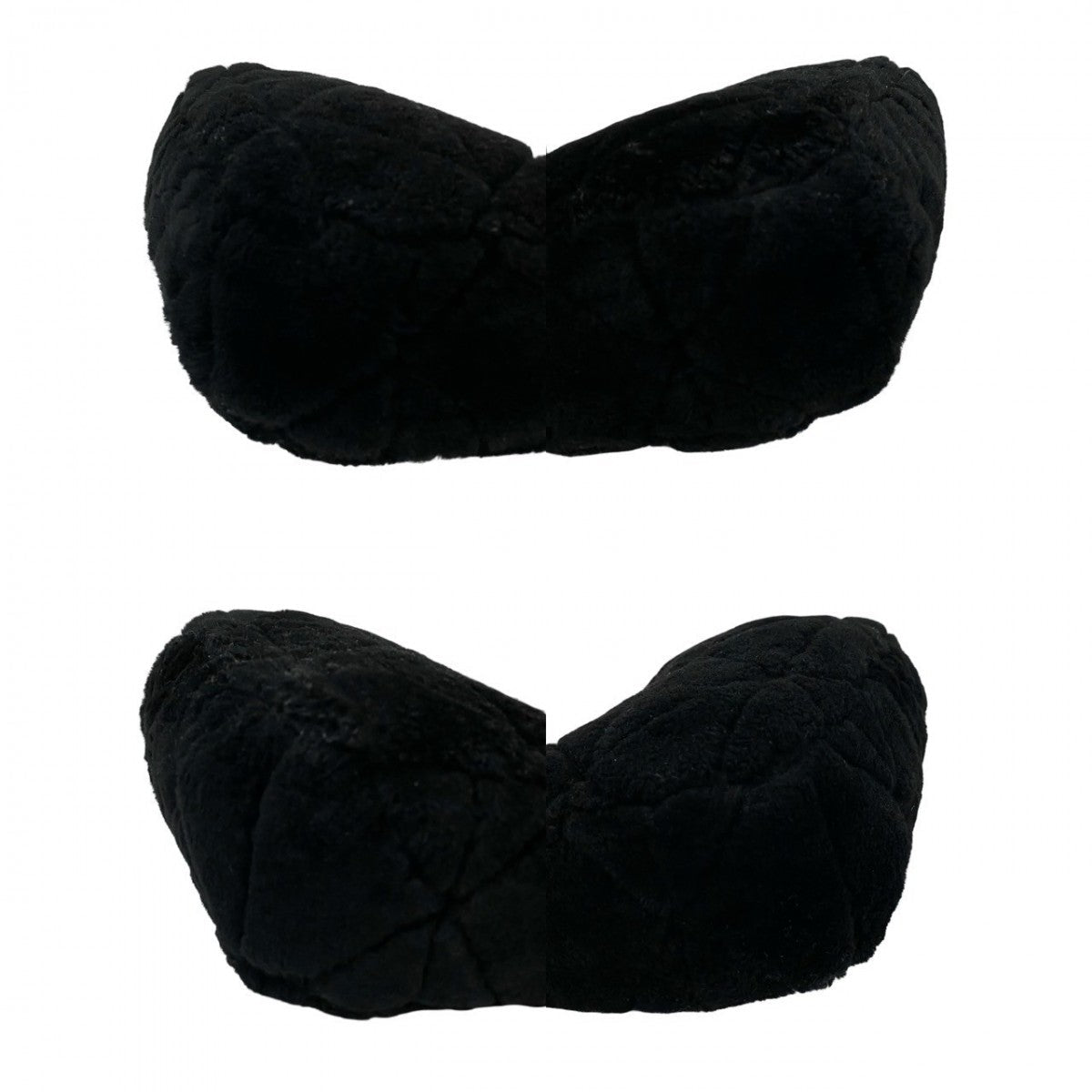 PRADA – Mouton, Nylon &amp; Leather Triangle Logo Shoulder Bag – Black with Silver Hardware – 100% Authentic ✨Previously Owned Very Good Condition ~38% Off MSRP