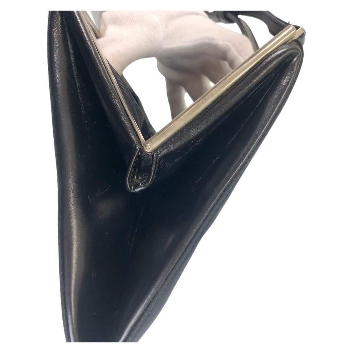 PRADA – Nylon Shoulder Pochette with Triangle Logo – Black with Silver Hardware – 100% Authentic ✨Previously Owned Very Good Condition ~40% Off MSRP