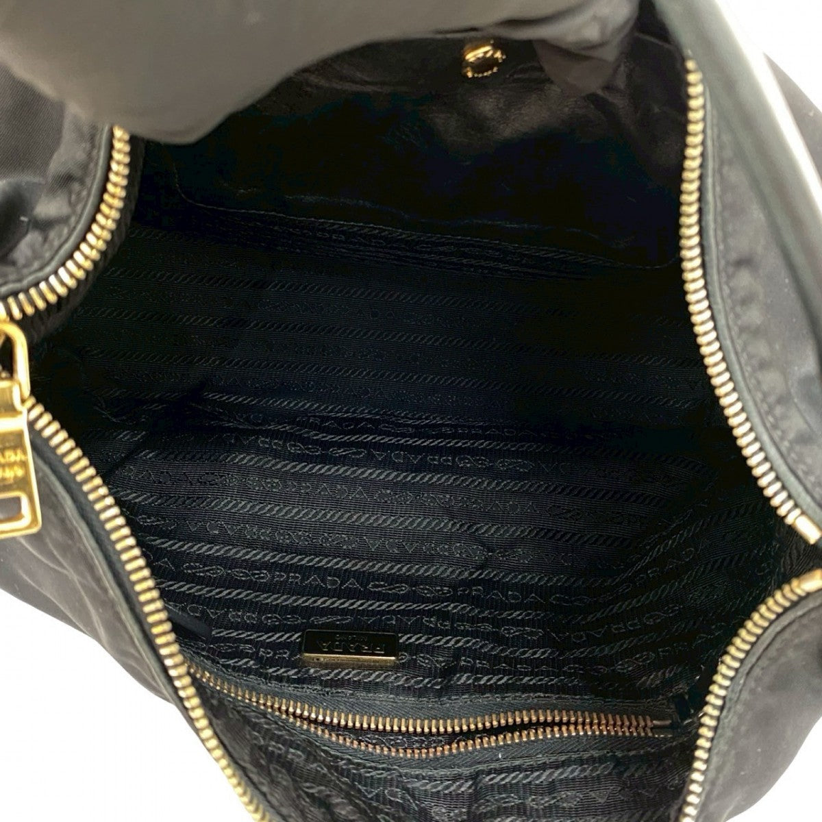 PRADA – Nylon &amp; Leather Shoulder Bag with Triangle Logo – Black – 100% Authentic ✨Previously Owned Very Good Condition ~38% Off MSRP
