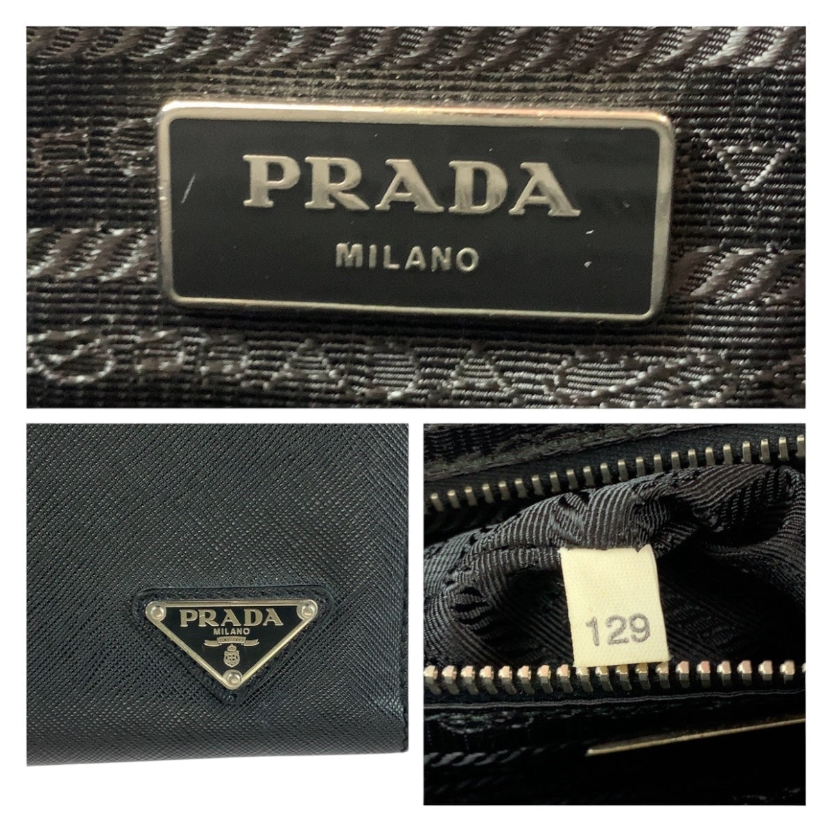 PRADA – Saffiano Leather Triangle Logo Tote Bag – Black – Men’s Business / Briefcase Style – 100% Authentic ✨Previously Owned Very Good Condition ~36% Off MSRP