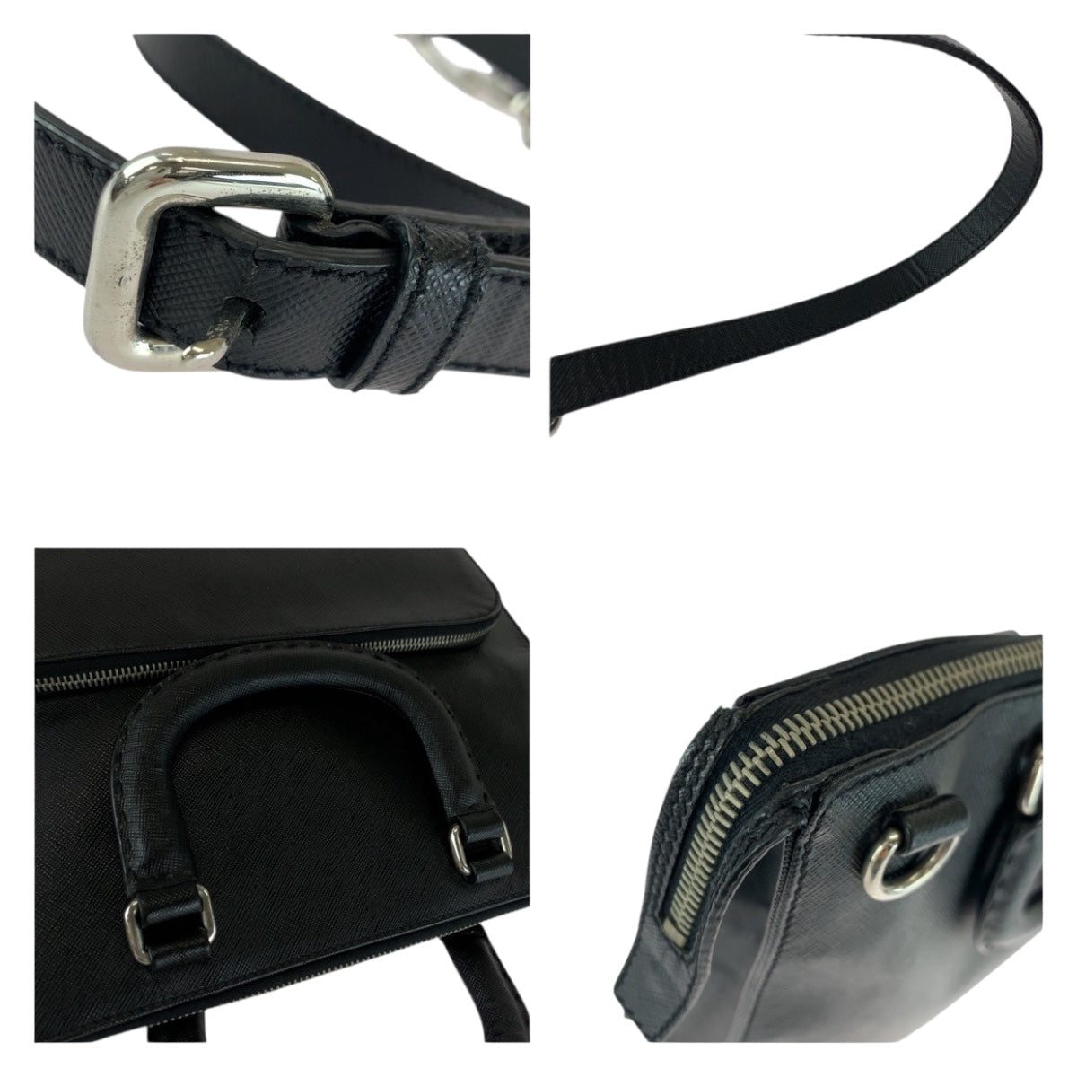 PRADA – Saffiano Leather Triangle Logo Tote Bag – Black – Men’s Business / Briefcase Style – 100% Authentic ✨Previously Owned Very Good Condition ~36% Off MSRP