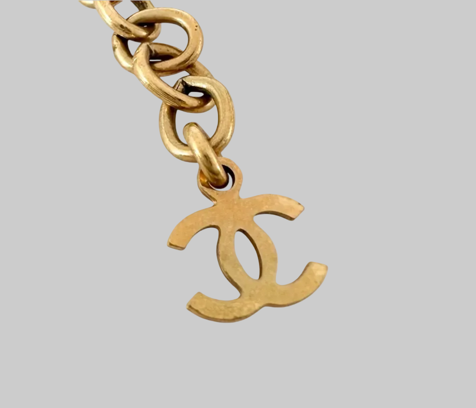 Chanel Coco Mark Vintage Necklace Authentic Previously Owned
