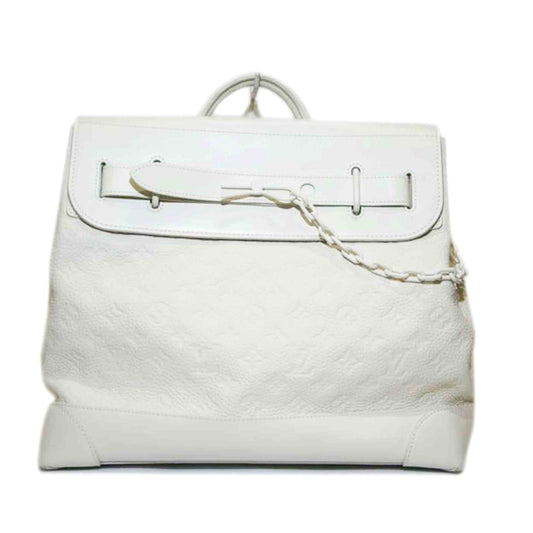 Sold Louis Vuitton Steamer PM Monogram Leather White – Very Good Condition | L’LUXE Authentic’s